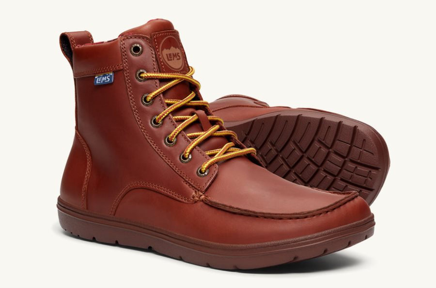 Lems Leren Boulder Boot Dames Russet Nederland | VFQ-618329