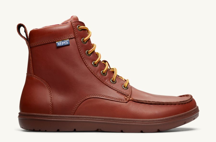 Lems Leren Boulder Boot Heren Russet Nederland | FPN-704251