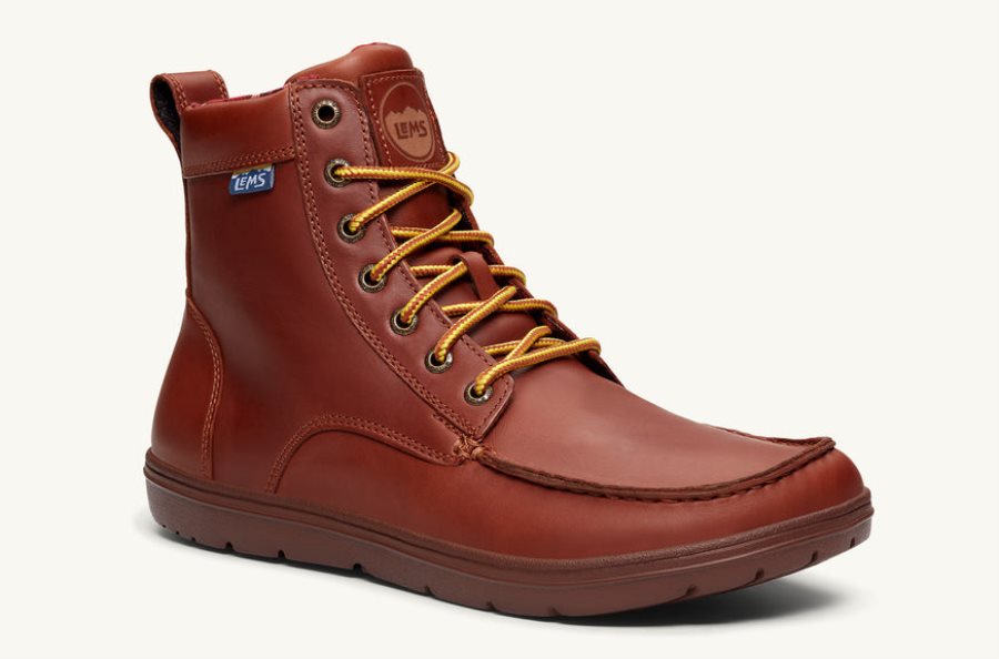 Lems Leren Boulder Boot Heren Russet Nederland | FPN-704251