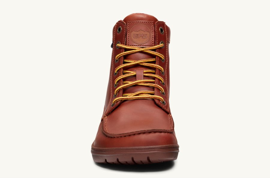 Lems Leren Boulder Boot Heren Russet Nederland | FPN-704251